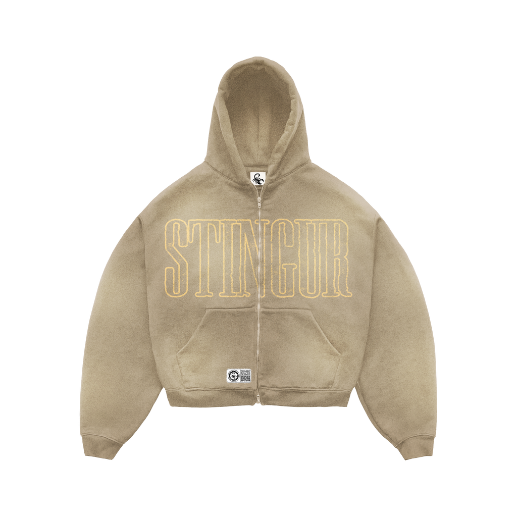 STINGUR HOODIE - BROWN