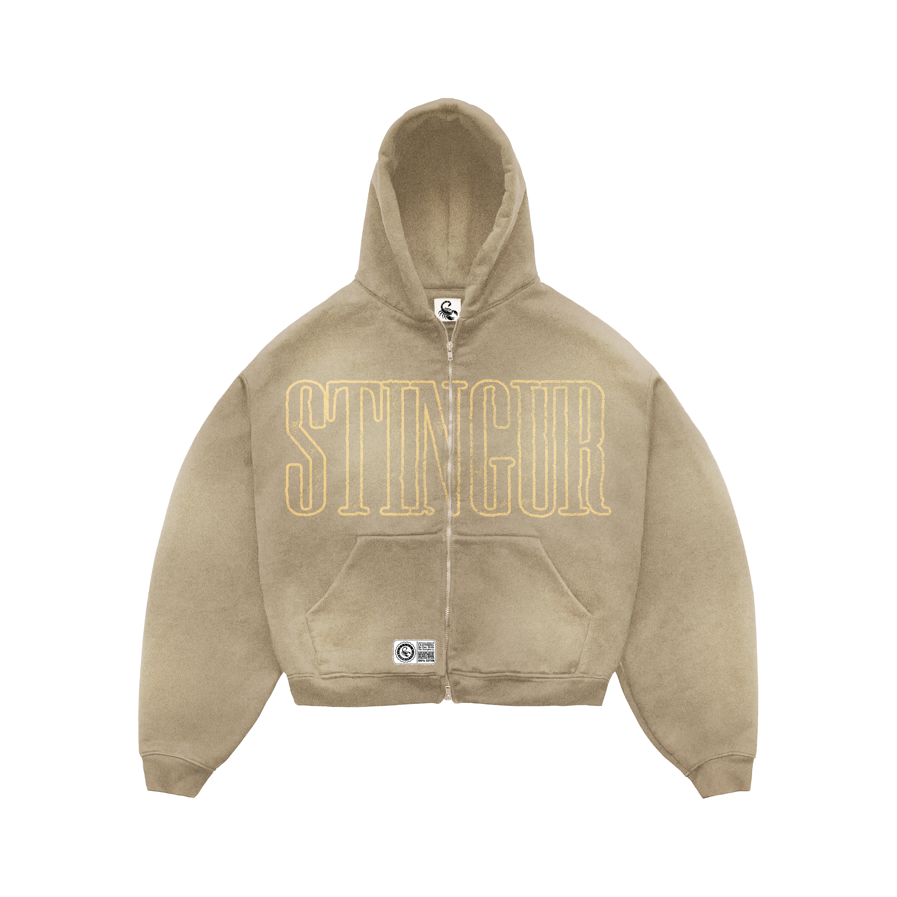 STINGUR HOODIE - BROWN