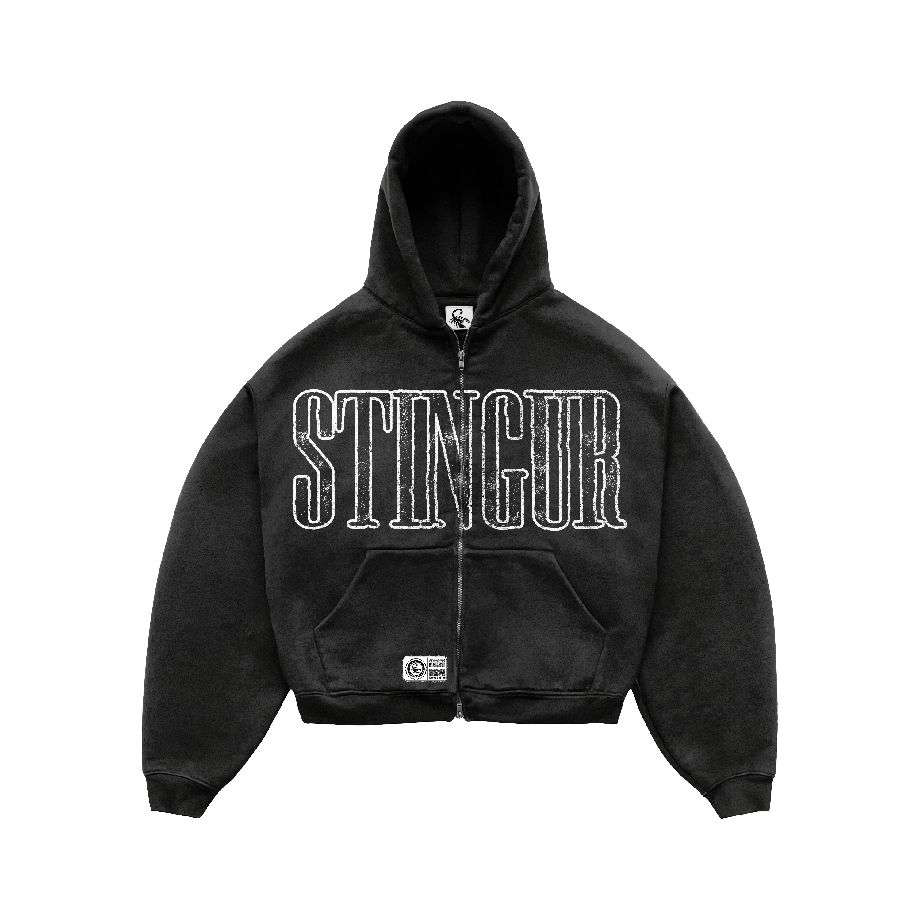 STINGUR HOODIE - BLACK